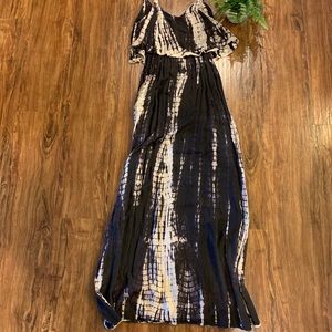 // japna tie-dye maxi dress //